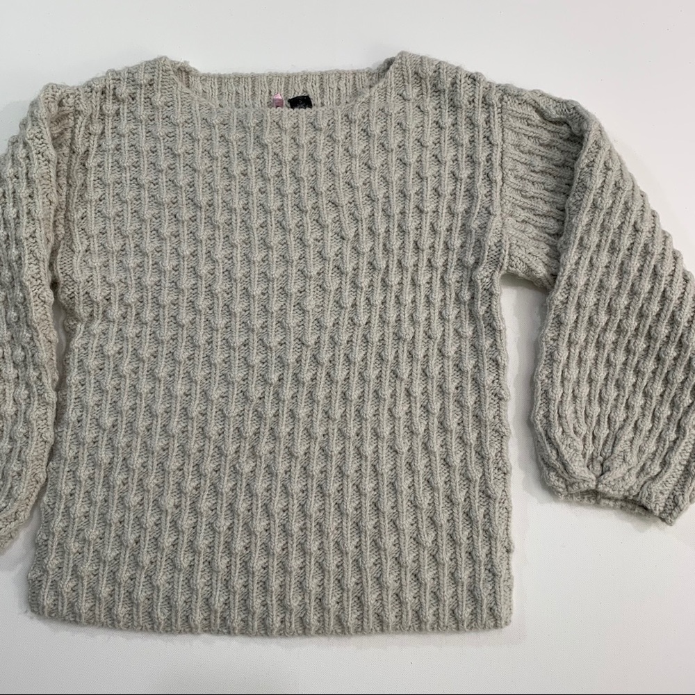 Love by design S sweater knit gray thick